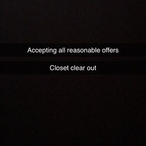 Accepting all reasonable offers